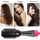 Фен стайлер расческа щетка для укладки волос 3 в 1 керамическая 1000 Вт One Step Hair Dryer and Styler 5250 New Чёрная - изображение 2