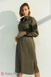 Платье - рубашка для беременных и кормящих Юла Мама Sabrina L Хаки (DR-31.052) - изображение 3