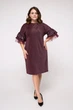 Платье "Паола" (марсала) 56 (XXXXL) - изображение 1
