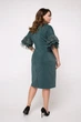 Платье "Паола" (изумрудный) 50 (XL) - изображение 3