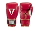 Рукавички тренувальні TITLE Boxeo Mexican Leather Training Gloves Quatro 14 унцій червоний/білий (5174) - изображение 1