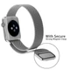 Металлический ремешок Fruct Milanese Loop Band для Apple Watch 42/44/45/46/49 mm Silver - изображение 4