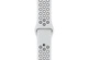 Силиконовый ремешок Fruct Nike Sport Band for Apple Watch 38/40/41/42 mm White Black - изображение 4