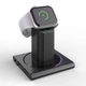 Беспроводная зарядка подставка док-станция Micronik 3в1 для IPhone/Apple Watch/AirPods/Samsung/Xiaomi Qi Fast Wireless Charging Dock Pad 3-in-1 15W Black - изображение 5