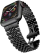Металлический ремешок Fruct 5-Bead Rolex Metal Band для Apple Watch 42/44/45/46/49 mm Black - изображение 1