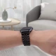 Металлический ремешок Fruct 5-Bead Rolex Metal Band для Apple Watch 42/44/45/46/49 mm Black - изображение 5