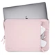 Противоударный чехол на молнии tomtoc 360° Sleeve for MacBook Pro 13 (2016-2022) | Air 13 (2018-2020) | Air 13.6 (2022-2024) M2/М3- Baby Pink (A13-C02C) - изображение 4