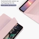 Чехол-книжка с держателем для стилуса STR Trifold Pencil Holder Case PU Leather for iPad Pro 12.9 (2018 | 2020 | 2021 | 2022) - Pink - изображение 5