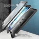 Противоударный чехол с защитой экрана SUPCASE UB Pro Full Body Rugged Case for iPad 10.2 (2019/2020/2021) - Black - изображение 4