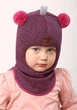 Зимова шапка-шолом Beezy для дівчинки 1402-30-22 Ведмедик нар. 1 (47-49 см) - зображення 1
