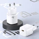 Сетевое зарядное устройство USAMS US-CC124 T36 Mini PD Fast Charger (20W) - White - изображение 2