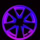 Краска самосветящаяся NOXTON ULTRA для автотюнинга, дисков, автомобилей Светло-Фиолетовая с оранжево-розовым свечением 0,75 л - изображение 2
