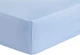 Трикотажна простирадло luxtex на гумці home Collection 200х220см Блакитний - зображення 3