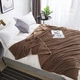 Плед Koloco Полоска Шарпей 200X230см Кофейный - изображение 1