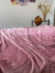 Плед Colorful home Бамбук 210X230см Малиновий - зображення 3