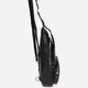 Сумка-слинг мужская кожаная Laras K105026 Черная (ROZ6400011279) - изображение 5