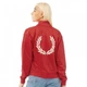 Спортивна куртка Fred Perry Embroidered 50's Track Lipstick Red Red, XS (42) (11366365) - зображення 3