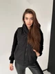 Жилет жіночий з капюшоном K&ML 026 XS - S ( 42 - 44 ) Чорний ( 026 - 01 ) - зображення 3