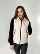 Жилет жіночий з капюшоном K&ML 026 XS - S ( 42 - 44 ) Бежевий ( 026 - 02 ) - зображення 4