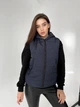 Жилет жіночий з капюшоном K&ML 026 XL - XXL ( 50 - 52 ) Синій ( 026 - 05 ) - зображення 1