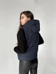 Жилет жіночий з капюшоном K&ML 026 XL - XXL ( 50 - 52 ) Синій ( 026 - 05 ) - зображення 3
