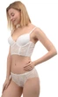 Комплект женского белья (бюстгальтер + трусики-бикини) WeiyeSi 8249 85B/XL Молочный (H2100000206223) - изображение 3