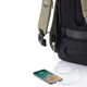 Рюкзак антивор XD Design Bobby Hero Small 13,3' , RFID защита, USB-порт, зеленый - изображение 9