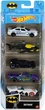 Коллекционный набор из 5 шт. Hot Wheels Batman Бэтмен (GWW94) - изображение 1