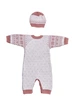 Комплект шапка комбинезон Mari-Knit 0840 р44 68см пудра 49365 - изображение 3
