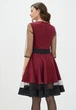 Женское платье Подіум Comely 23981-BORDO S Бордовый - изображение 3