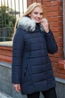Зимняя куртка Miorichi Simona 54 Синий (01039-blue54) - изображение 3