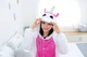 Пижама кигуруми Kigurumi Единорог с крыльями Белый с розовым XL 175-185 см. (1012/1) - изображение 2