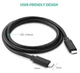 Кабель Ugreen US286 Type-C - Type-C 60W 3A Cable 1.5 м Black (UGR-50998) - изображение 8