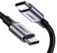 Kabel Ugreen US316 typu C - kabel typu C 100W 5A aluminiowy, 1 m, czarny (6957303874279) - obraz 1
