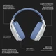 Навушники Logitech G435 LIGHTSPEED Wireless Gaming Headset — White (981-001074) - зображення 8