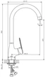 Смеситель-кран кухонный KOLLER POOL Line LN0500 - изображение 2