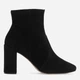 Botki damskie zamszowe Kazar 56756-02-00 36 23 cm Czarne (5903387461950) - obraz 1