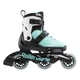 Ролики детские Rollerblade Microblade Free 3WD G Agua White 2022 (Бело-бирюзовый, 28-32) - изображение 3