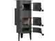 Печь на дровах круглая с конфоркой 6 кВт Ackerman w3 PW3 340х700х380 мм - изображение 2
