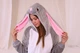 Пижама кигуруми Kigurumi Кролик Зайчик Заяц Негодяй Серый L 165-175 см (1067) - изображение 3
