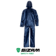 Костюм від дощу багаторазовий з PVC покриттям Sizam Plymouth 3XL синій 30253 - зображення 1