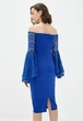Женское платье Подіум Fleur 25493-BLUE M Синий - изображение 3