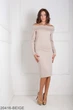 Жіноче плаття Подіум Krespo 20416-BEIGE XXL Бежевий - зображення 1
