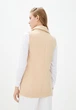 Женская безрукавка из кашемира Подіум Peeta 25235-BEIGE L Бежевый - изображение 3