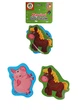 Магнитные беби пазлы "Лошадка и поросенок" (укр) Vladi Toys (VT3208-09) - изображение 6