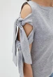 Женская блузка Подіум Ryan 23729-GREY M Серый - изображение 4