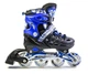 Роликовые коньки детские раздвижные Scale Sports BLUE LF 905 Синие размер 34-37 передние колеса СВЕТЯТСЯ - изображение 4