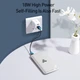 УМБ Baseus S10 1in2 Bracket 10000mAh 18W QC3.0 PD с Беспроводной зарядкой Qi 10W Белый - изображение 12