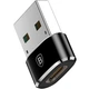 ​Переходник адаптер Baseus OTG 5А Type-C to USB A CAAOTG-A01 black - изображение 1