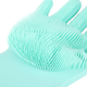 Силіконові багатофункціональні рукавички для миття та чищення Magic Silicone Gloves Бірюза - зображення 10